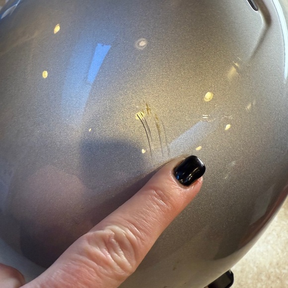 Conquer Snell SA2015 Silver Racing Helmet Head Protection Full Face Men’s Sz XL - Picture 7 of 16